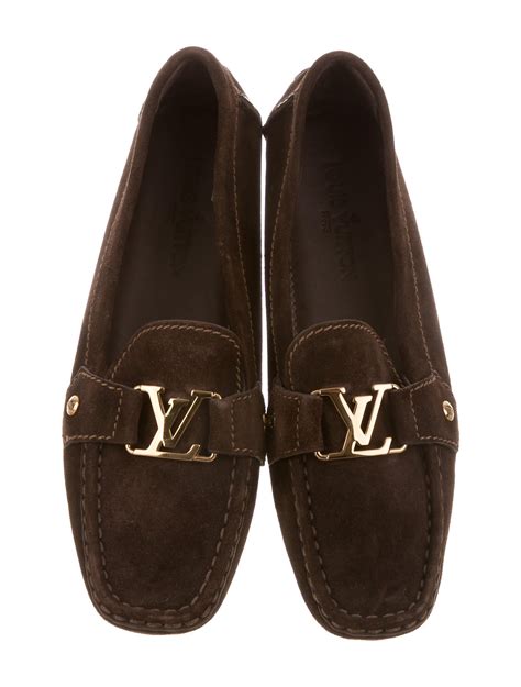 cheap louis vuitton suede loafers|louis vuitton shoes flats.